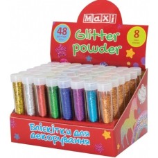 Блискітки Metallic 4,5г, 8 кольорів асорті (48) MX61601-01  