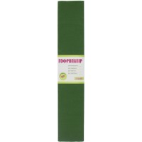 Папір-гофра 5 55% 26,4г/м2 1 Вересня 2мх50см смарагдовий (10) (200) 703070