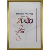 Фоторамка LA 21х30 золото (18) LA-1-007