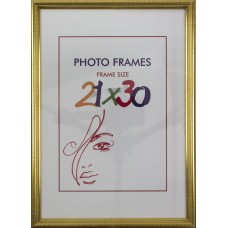 Фоторамка LA 21х30 золото (18) LA-1-007