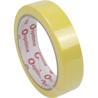 Стрічка клейка малярна Optima 24 ммх27 м жовта (1) O45341