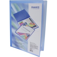 Папка на 20 файлів Axent А4 з кишенею синя (24) 1020-22-А