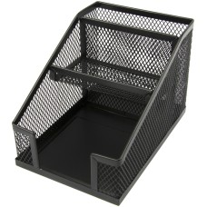 Подставка-органайзер Axent 10х14,3х10см металлическая черная 2118-01