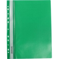 Папка-швидкозш. "Economix Light" №E38504-04 А4 з прозор.верхом,з перфор.,апельс.,зелена(10)(300)