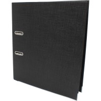 Папка-регистратор А4 Axent 7,5 см Prestige+ двусторонняя PP черная собранная (1) (20) 1722-01С-А