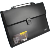 Портфель Scholz А4 3 отделения черный (1) (10) 10502