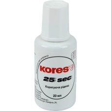 Корректор с кисточкойKores 25 секунд 20мл (10) (520) К66817