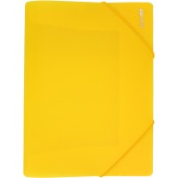 Папка на резинці для документів Economix А4 пластикова жовта (1) (20) E31633-05 