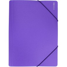 Папка на резинке для документов Economix А4 пластиковая фиолетовая (1) (20) E31633-12 