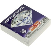 Блок для заметок не клееный 85х85 мм 300 листов белый Crystal (40) 0759