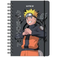 Блокнот пруж. А5 80арк. кліт. тв. обкл. Naruto №NR24-190/Kite/(10)