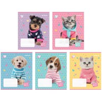 Зошит 18арк. лін. "Kite" софт тач + УФ лак Studio Pets №SP24-237(20)(400)