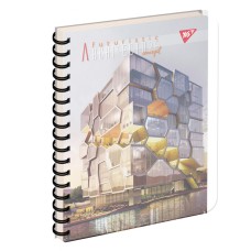Блокнот пруж. В5 144арк. Futuristic architecture №681956/Yes/(3)(30)