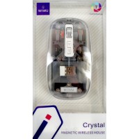 Мишка BT WIWU Crystal Magnetic Wireless WM105 gray (вб. акум.)