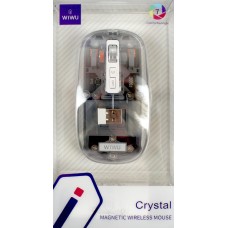 Мишка BT WIWU Crystal Magnetic Wireless WM105 gray (вб. акум.)