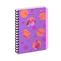 Блокнот пруж. В6 144арк. Let`s be №681987/Yes/(3)(30)