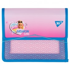 Папка для зош. В5 "Yes" №492211 "Barbie" на рез. пласт.,рожевий(24)(96)