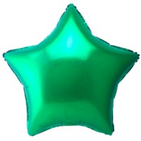 Набір кульок повітр. фольг. "Зірка" зелена 18"/45см 5шт №832610/Pelican/(5)