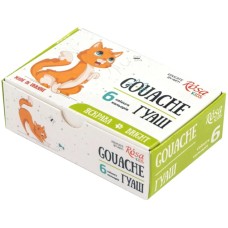 Гуаш "Rosa Kids" 6кольор. 10мл Cats №301101(18)