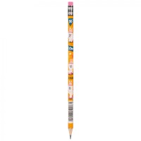 Олівець гр. "Yes" №280670 Line Friends. Cony HB трикутн. з гумкою, в пласт. тубі(36)(360)