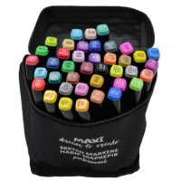 Набір скетч-маркерів двостор. "Maxi" 40 кольор.,на спиртовій основі №MX15251(30)