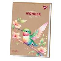 Альбом для малюв. склейка 30/100 А4 "Hummingbird" крафт білила №130580/Yes/(6)(72)