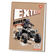 Альбом для малюв. склейка 20/100 А4 "Extreme rider" крафт білила №130576/Yes/(6)(60)