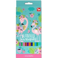 Олівці кольор. 12 кольор. "Школярик" №138SH-12 тригран.(12)