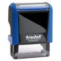 Оснастка для штампа пласт. 38х14мм Trodat №4911 "До сплати з датою" (синя)
