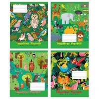 Зошит 12арк. кос.лін. /ТВ/ "Лісові друзі" №ТЕ43109(25)(600)