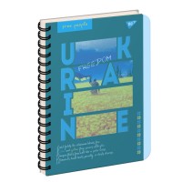 Зошит пруж. А4 144арк. пласт. обкл. "Land of the free" №681948/Yes/(3)(33)