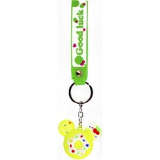 Брелок "Ведмедик-пончик зі стрічкою" №3172(12)